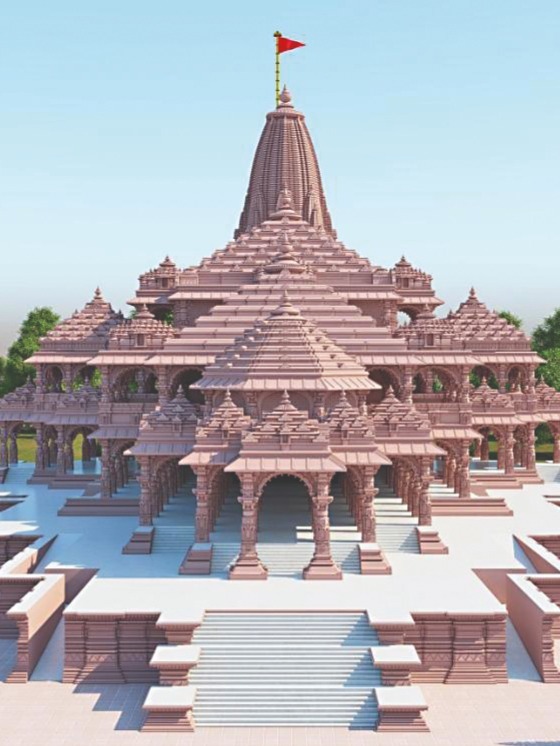 Rise of a Dream: A Glimpse into the New Ram Mandir in Ayodhya
