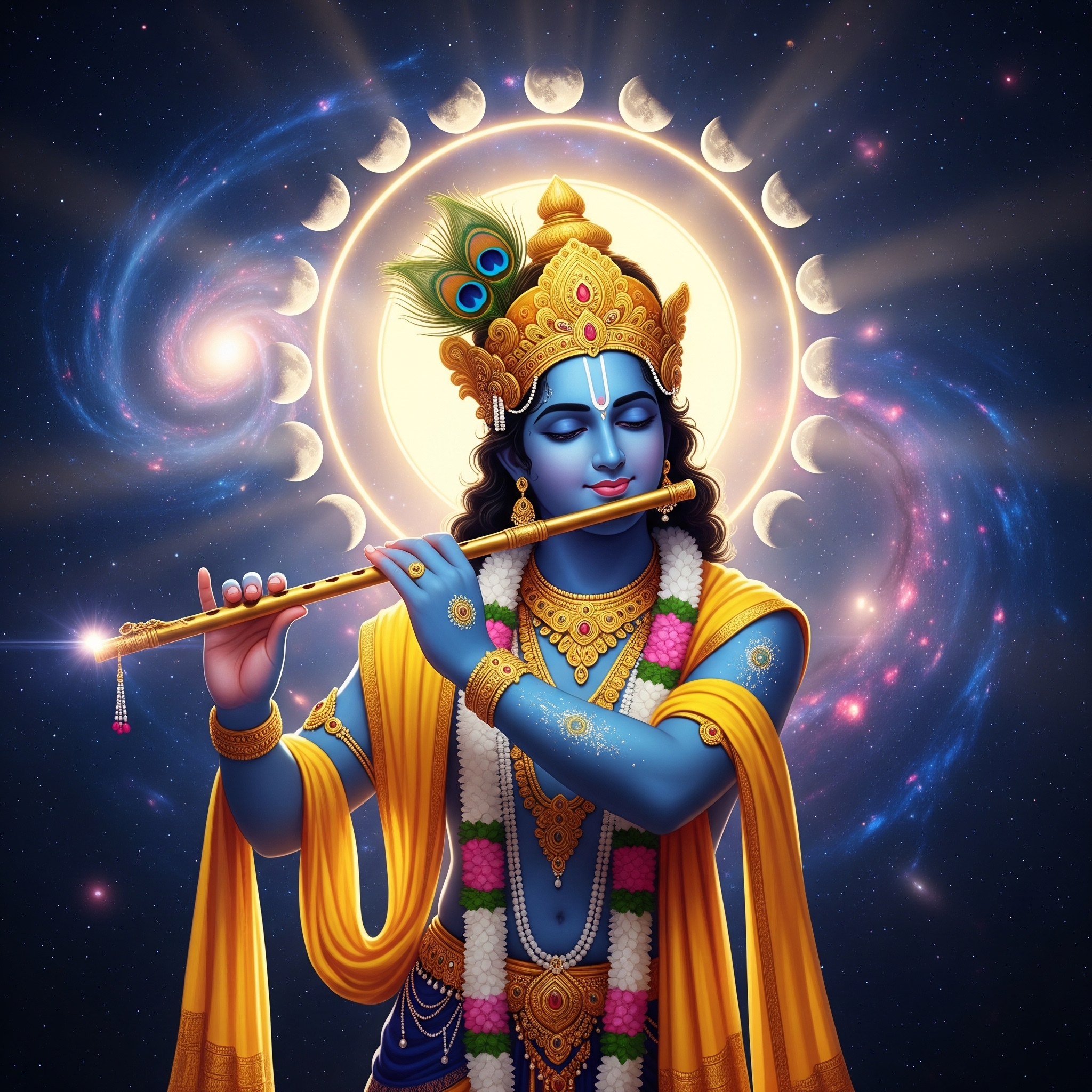 श्री कृष्ण की १६ कलाएँ